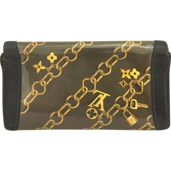 413220AX (X3) Louis Vuitton Wallet Long Brown Monogram Charms - Picture 2 of 9